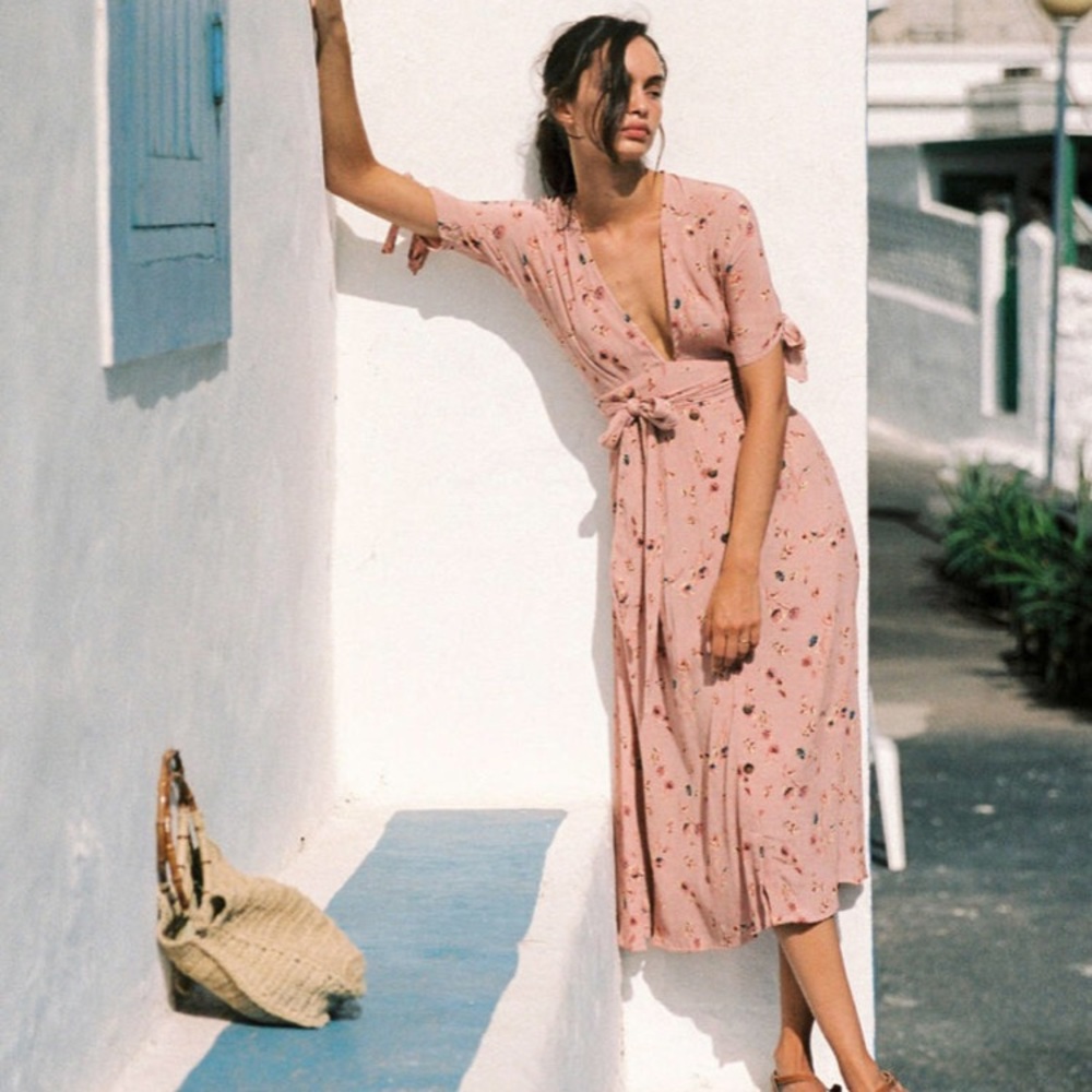 Faithfull The Brand Salina floral Nina Midi dress - Picture 2 of 8